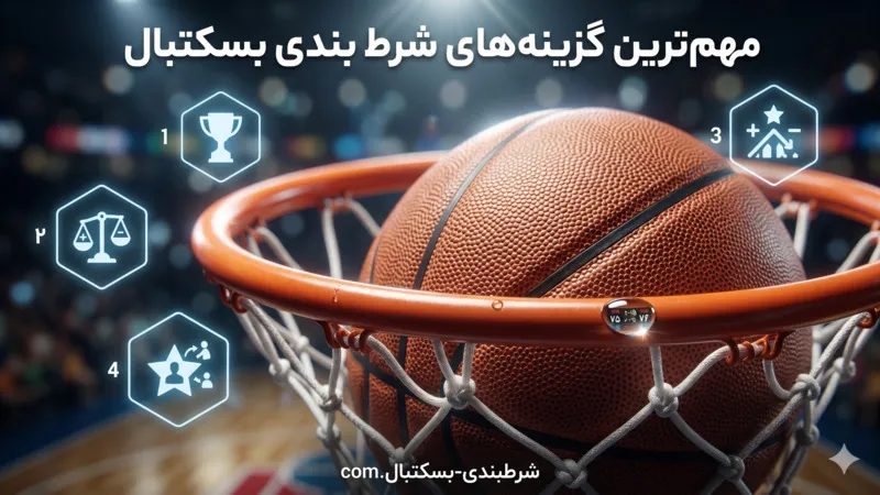 مهم‌ ترین گزینه های شرط بندی بسکتبال